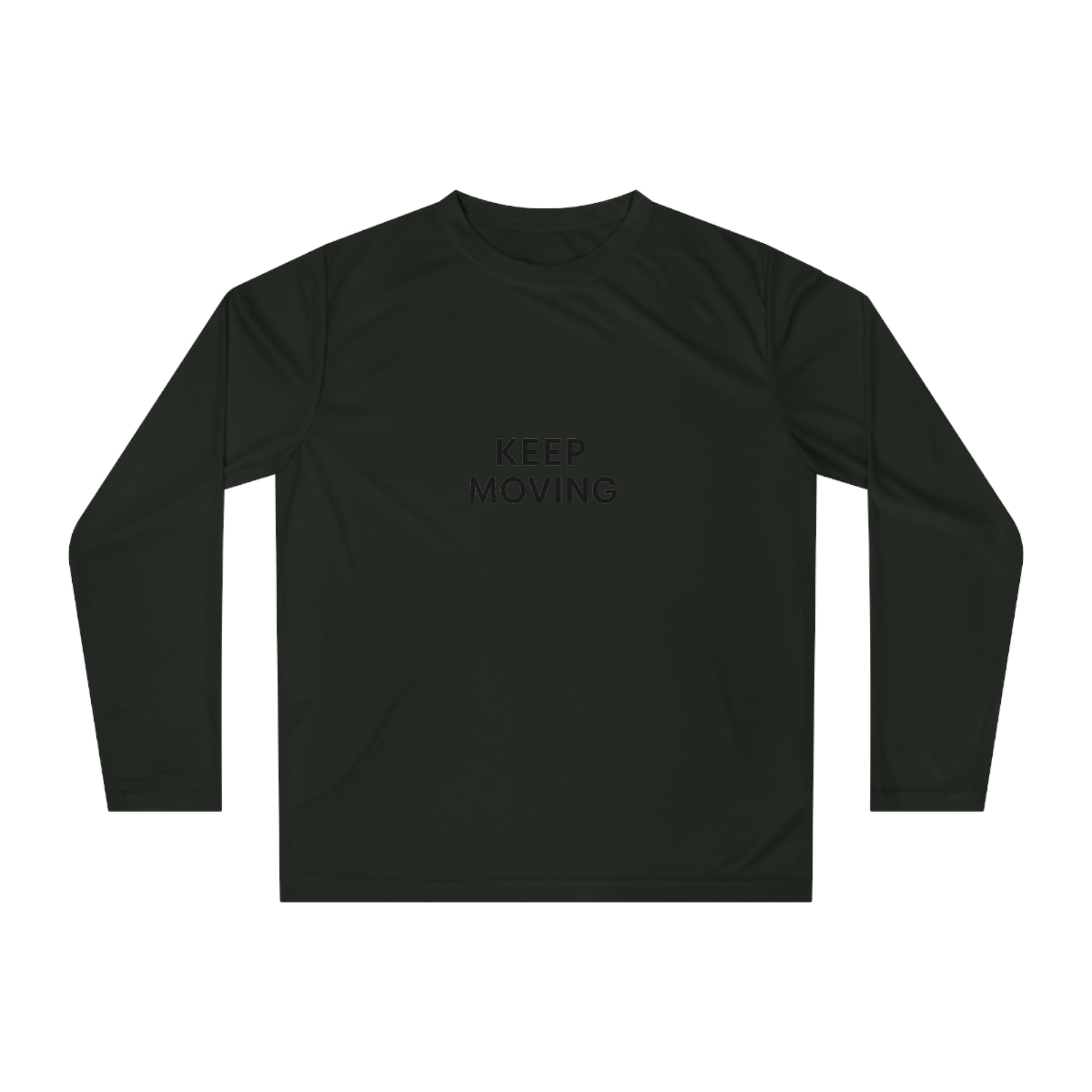 Unisex Performance Long Sleeve Shirt - "Keep Moving" Activewear