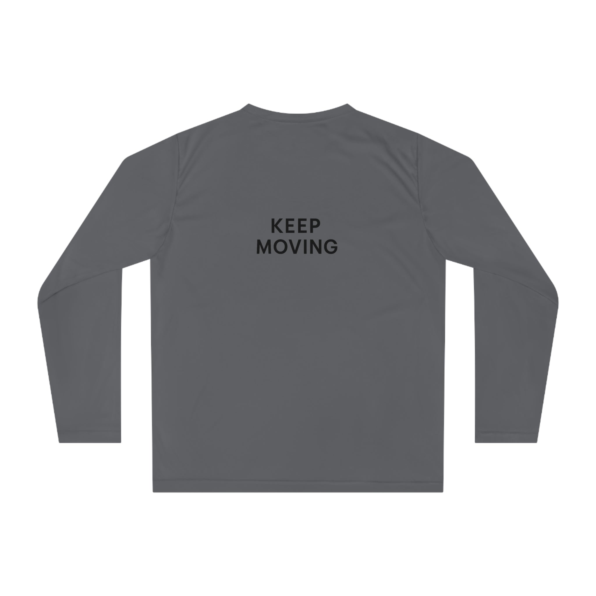 Unisex Performance Long Sleeve Shirt - "Keep Moving" Activewear