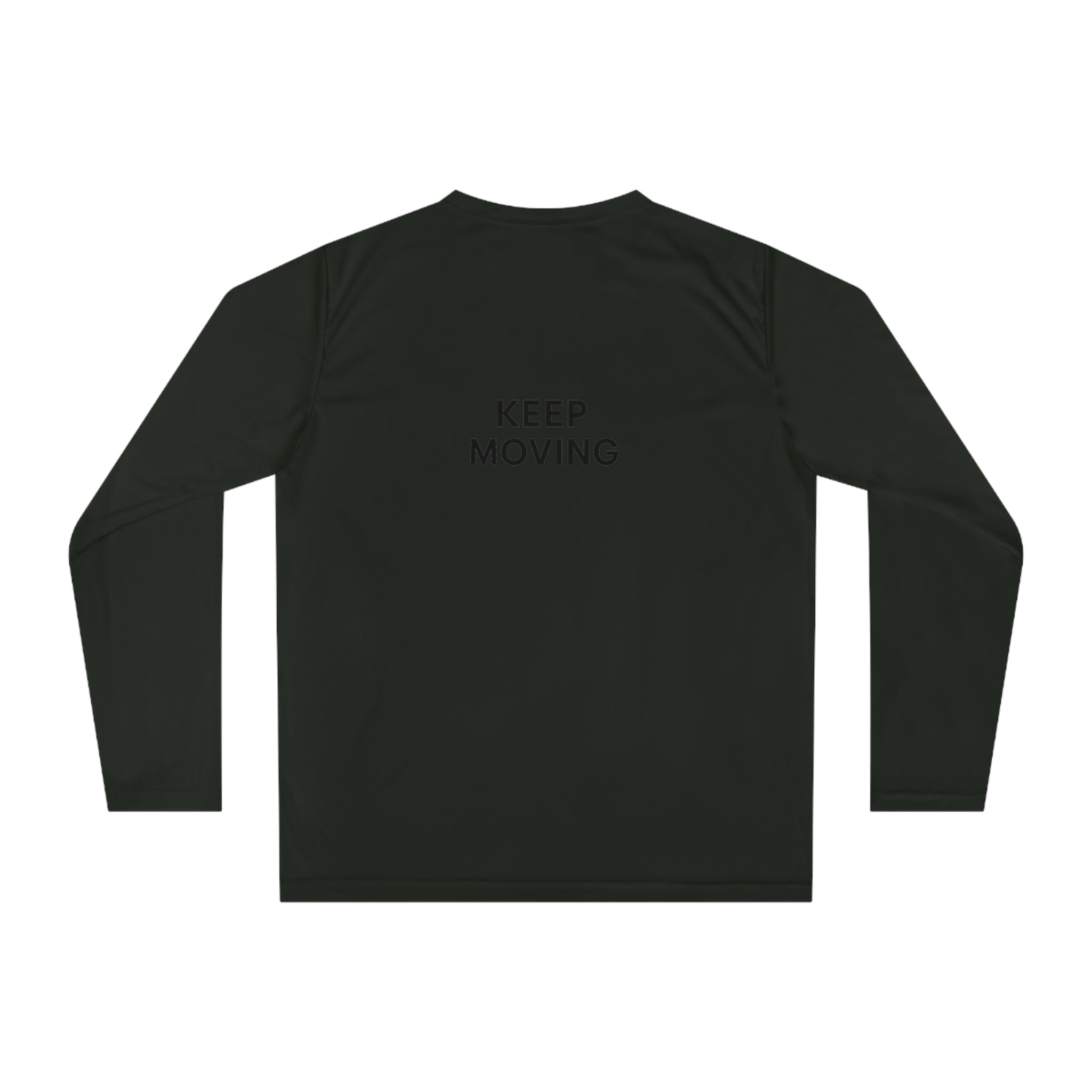 Unisex Performance Long Sleeve Shirt - "Keep Moving" Activewear