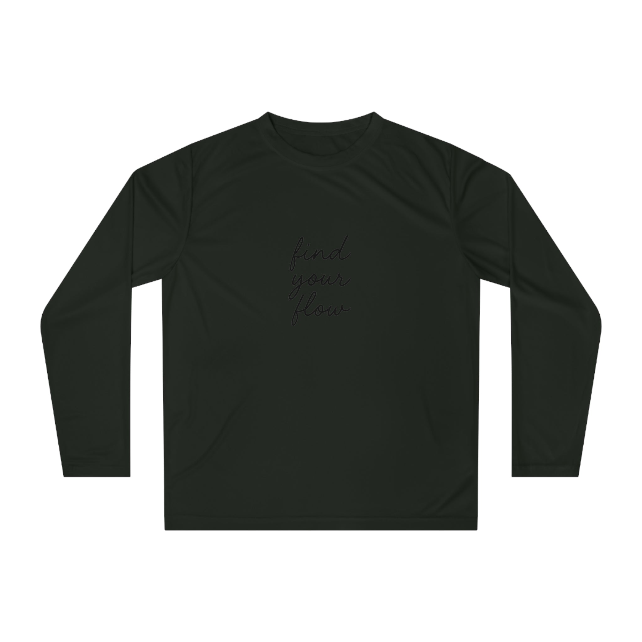 Find Your Flow Unisex Performance Long Sleeve Shirt