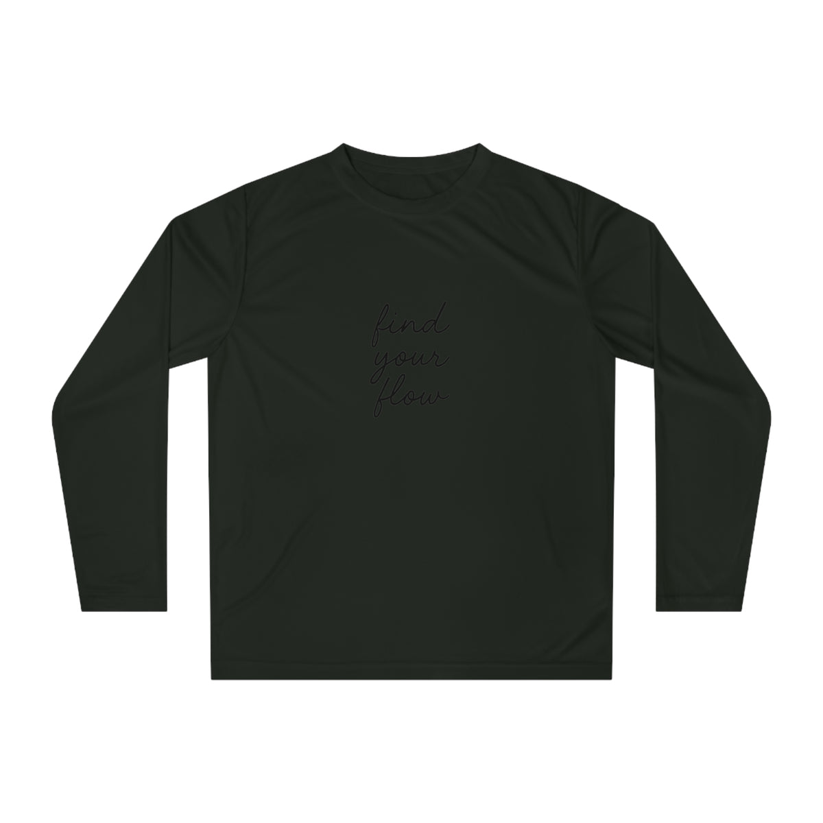 Find Your Flow Unisex Performance Long Sleeve Shirt